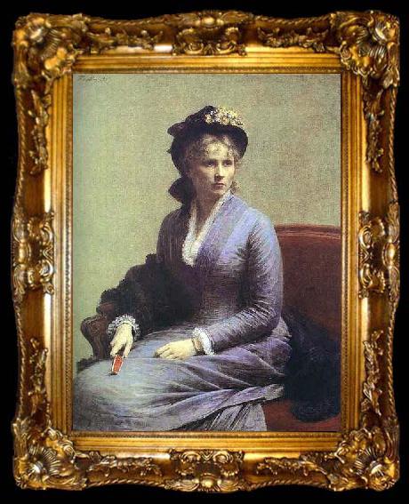 framed  Henri Fantin-Latour Charlotte Dubourg, ta009-2